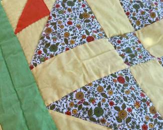 Hand Sewn Hand Stitched Quilt