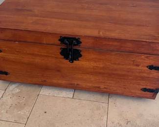 Outdoor Wooden Storage Chest
