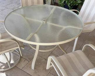 Patio Table And Four Chairs
