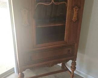 Vintage Georgian Style Display Curio Cabinet