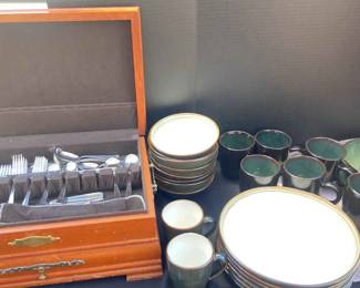 Lauffer Silverware and Dishes