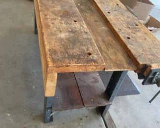 A Work Bench That Has Been Worked