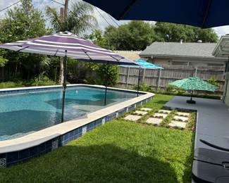 Pool umbrellas