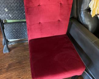 Cushy red chair