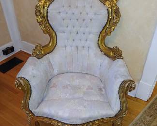 Antique gold chairs