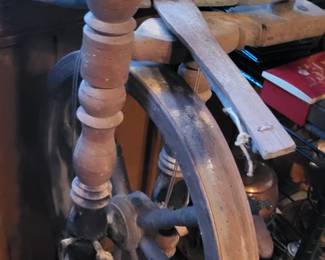 Early spinning wheel!