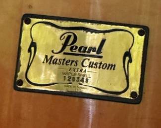 Pearl Masters Custom Drum Set