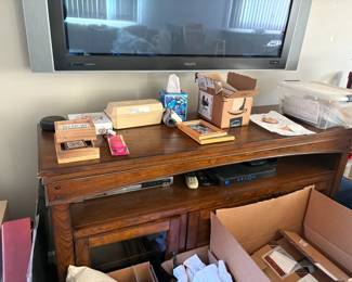. . . and TV stand