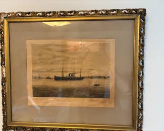 . . . signed nautical print
