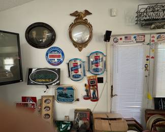 . . . just a sample of the bar signs/lamps