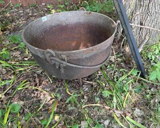 . . . cast iron cauldron