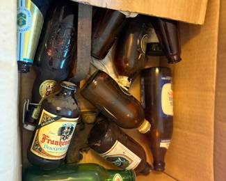 . . . vintage beer bottles