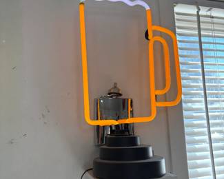 . . . neon beer mug