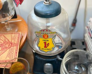. . . vintage SK gumball machine