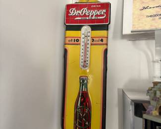 . . . vintage Dr. Pepper thermometer