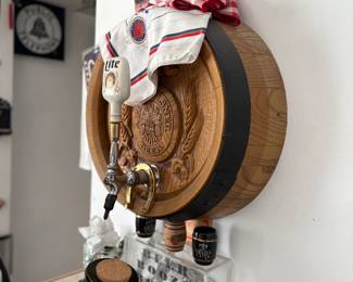 . . . bar advertising with Lite tap handle
