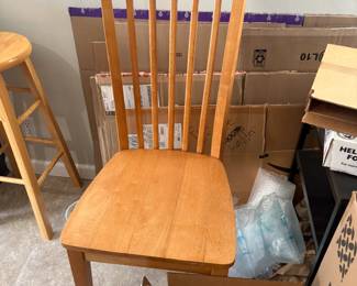 . . . one of a set of dining chairs