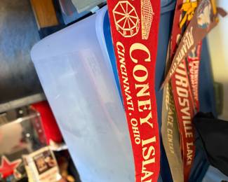 . . . vintage pennants -- lots to choose from
