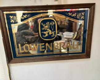 . . . Lowenbrau bar mirror