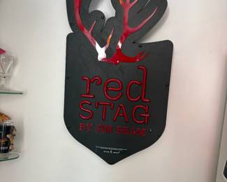 . . . Red Stag bar sign