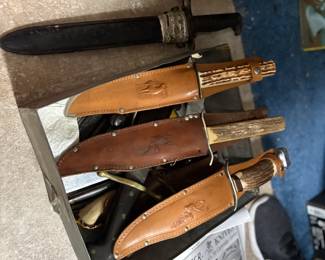 . . . an assortment of collectible knives