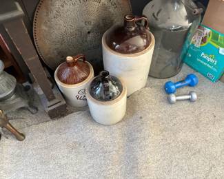 . . . great stoneware jugs