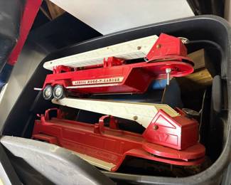 . . . vintage toy fire trucks