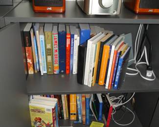 Stereo, books