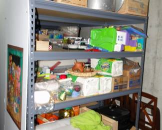 Basement full of kitchenware, and misc.