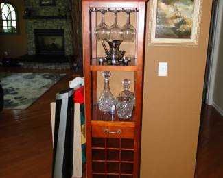 Wine Cabinet, crystal