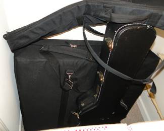 Massage Table, Guitar Case