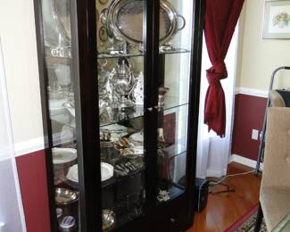 Black China Closet (top two shelves are not for sale)