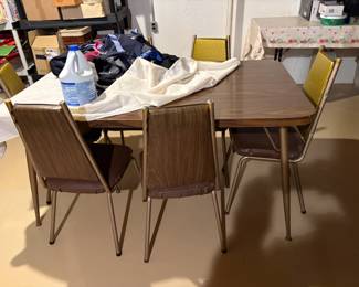 . . . Formica table and chairs