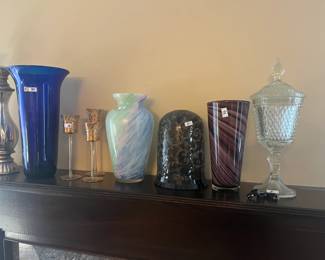. . . Blenko glass and nice art-glass pieces