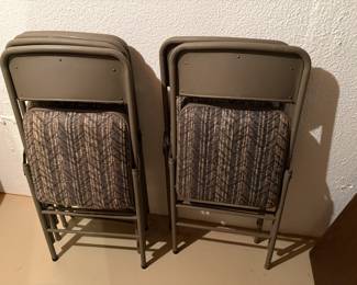 . . . set of folding chairs
