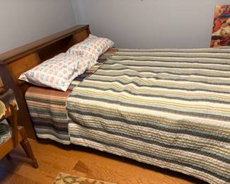 . .. mid-century bed