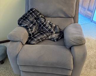 . . . grey recliner