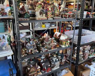 Jim Shore collectible figures & dept 56 houses