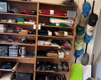 Office & craft supplies - lots of shelving and file drawers