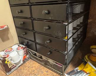 Coffee pod storage drawers