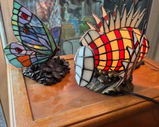 Stain glass lamps