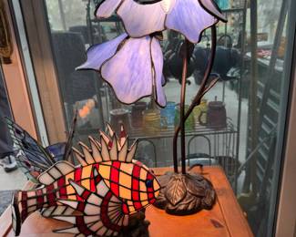 Stain glass lamps