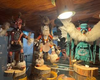 Lot of Kachina Dolls all signed