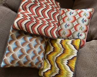 Stitched pillows