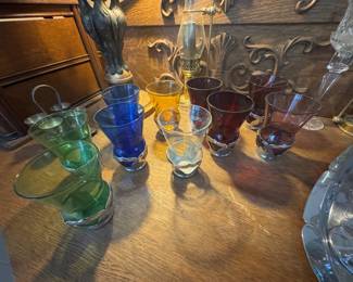 Krome Kraft by Farber Bros. Glass Set