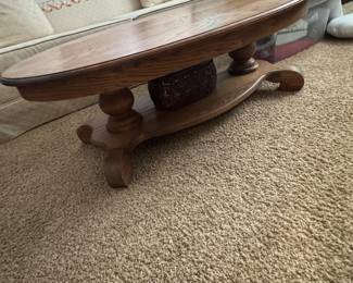 Antique Victorian Oak coffee table