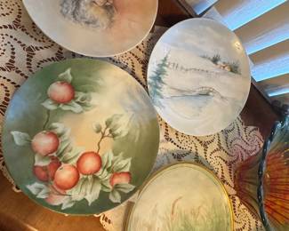 Vintage French & German plates