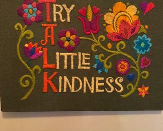 Cross Stitched Art