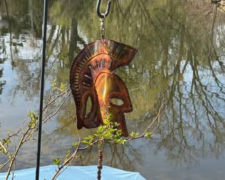 Michigan State metal art
