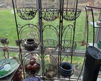 Metal 3 panel planter screen - Air purifier